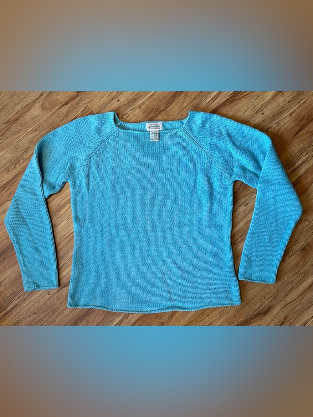 St. John's Bay Light Blue Scoop Neck Sweater